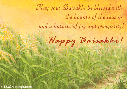 A Warm Baisakhi Wish.