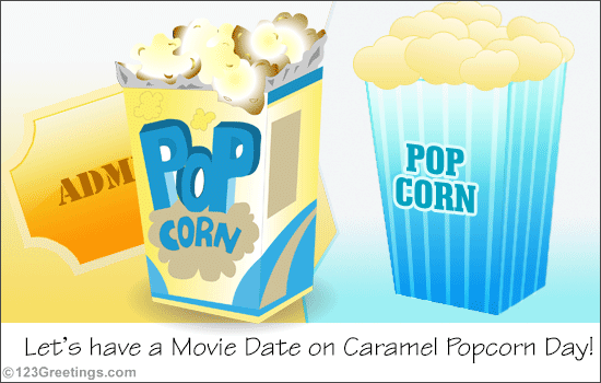 Caramel Popcorn Day Fun...
