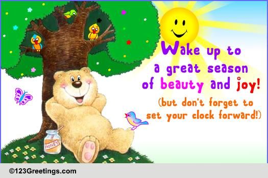 Send Daylight Saving Time Cheer!