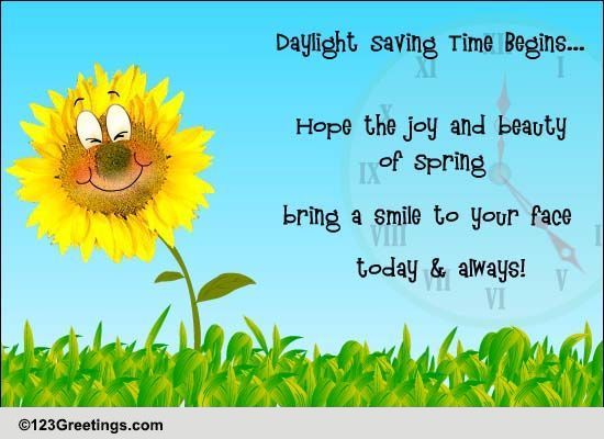 Share Daylight Saving Time Smiles.