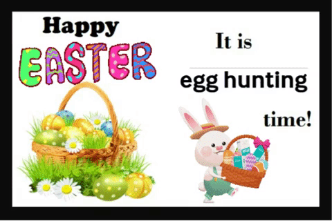 Happy Easter And Egg Hunting Time!