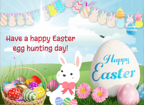 An Easter Egg Hunt.