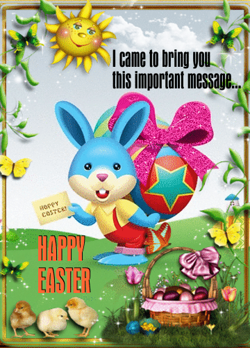 A Happy Easter Ecard.