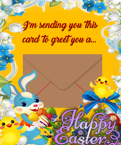 I’m Sending You This Easter Card.