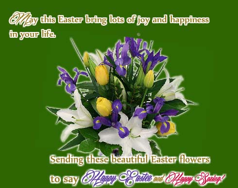 Sending Beautiful Easter Flowers... Free Flowers eCards, Greeting Cards ...