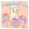 Happy Easter Day With Rabbit.