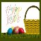 Happy Easter With Eggs And A...