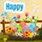 Flowers And Wishes For Easter.