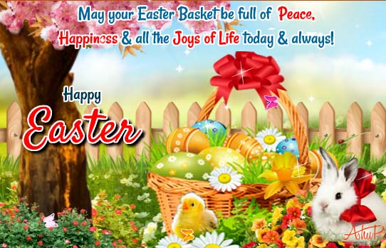 Beautiful Easter Wishes & Blessings. Free Happy Easter eCards | 123 ...