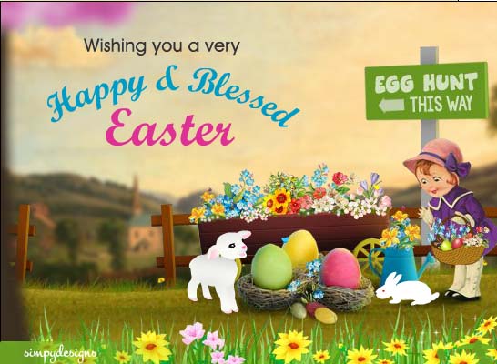 Happy & Blessed Easter Wishes. Free Happy Easter eCards | 123 Greetings