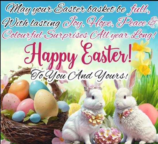 Easter Wishes For Family And Friends Free Happy Easter eCards | 123 ...