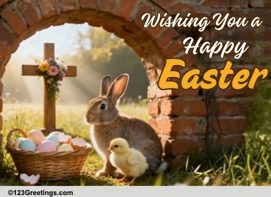 Warm Easter Blessing For Dear Ones
