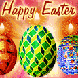 Easter Candles And Easter Wishes!