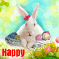 Easter Bunny Wishes (Talking Card).