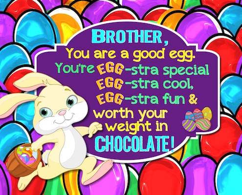 For My Egg-stra Special Brother.