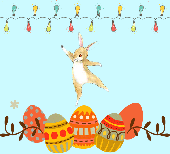 A Bunny Dance Easter Wishes.