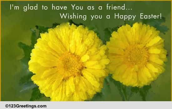 Send Warm Easter Wishes To Friends.