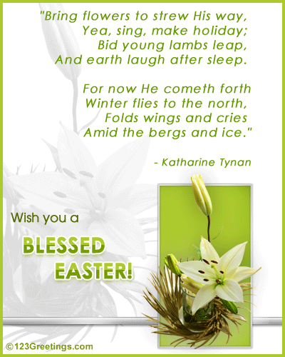 An Easter Poem For You!