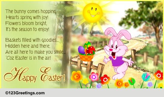 Easter Is In The Air! Free Poems & Quotes eCards, Greeting Cards | 123 ...