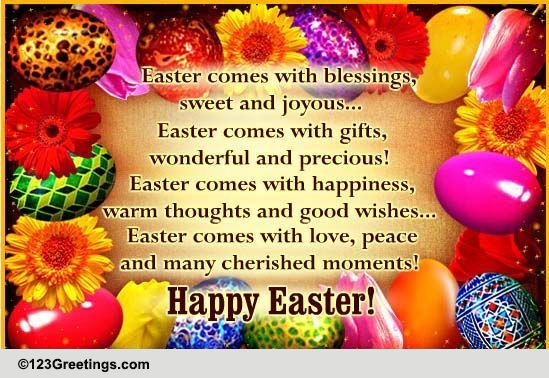 An Easter Poem. Free Poems & Quotes eCards, Greeting Cards | 123 Greetings