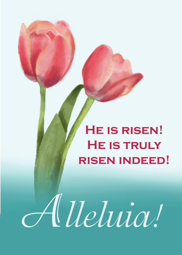 Christian Joy Of Easter Resurrection.