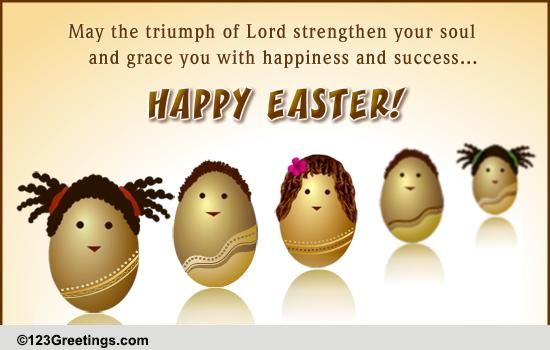 An African-American Easter Wish! Free Specials eCards, Greetings