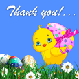 Cute Easter Thank You Card...