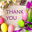 Special Easter Thank You Note!