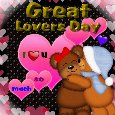A Cute Great Lovers Day Card For You.