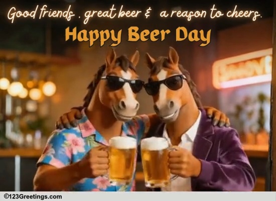A Fun Beer Day Greeting