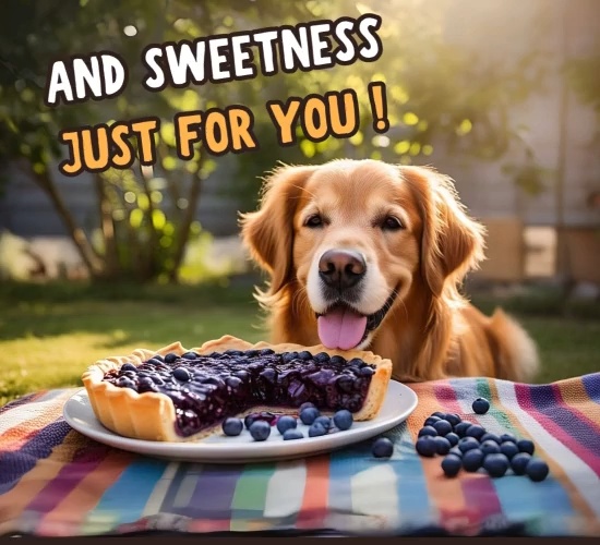 Share Blueberry Pie Day Joy