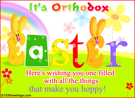 It's Orthodox Easter!