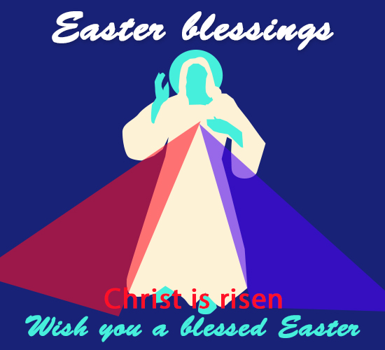 Easter Blessings, Religious.