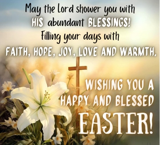 Send Happy And Blessed Easter Wishes
