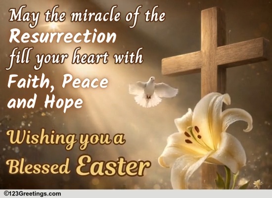 Blessed Easter Wishes For Dear Ones
