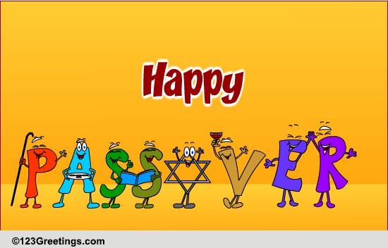 Send Passover Cheer To A Friend!