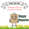 A Very Happy Passover Card.