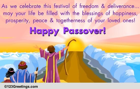 Peace And Happiness This Passover...