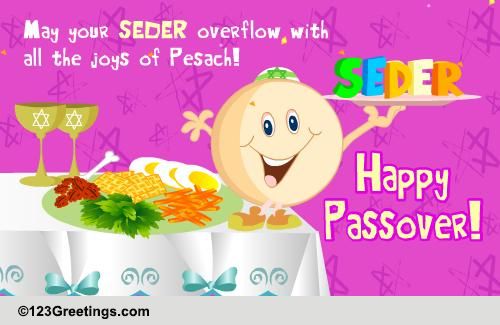 Send Warm Wishes For Passover Seder!