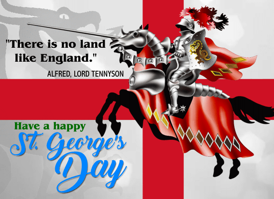 My St. George’s Day Ecard For You.
