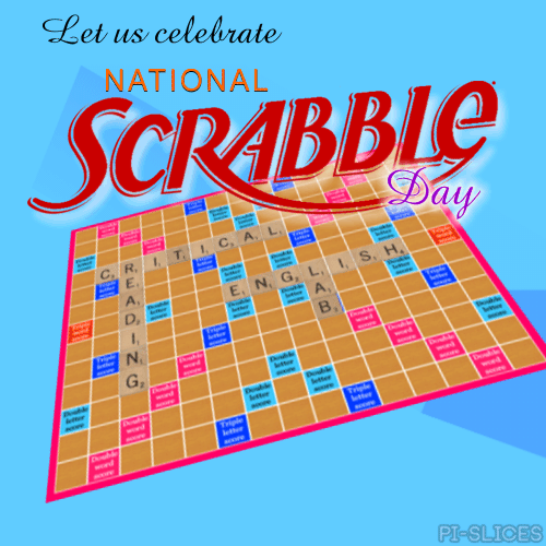 Celebrate National Scrabble Day.