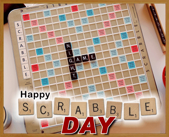 A Happy Scrabble Day Card For You.