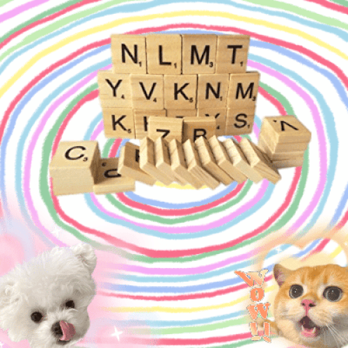 A Cute Scrabble Day Ecard For You.