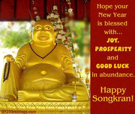Warm Wishes On Songkran.