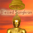 Blessings Of Lord Buddha On Songkran.