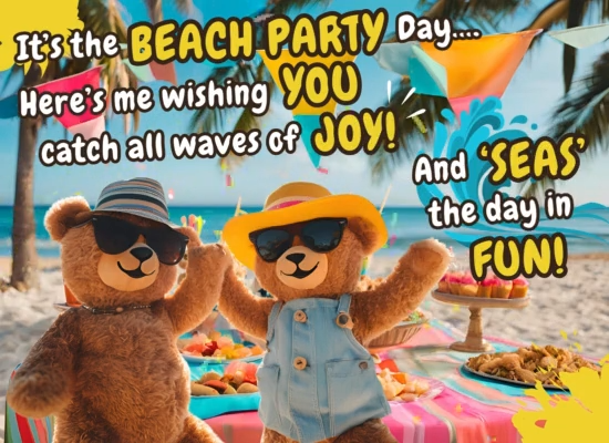 A Beach Party Day Wish!