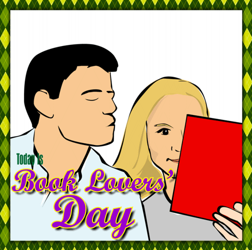 My Book Lovers’ Day Card.