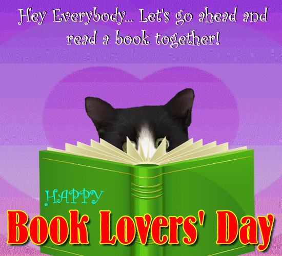 A Cute Book Lovers’ Day Card For You