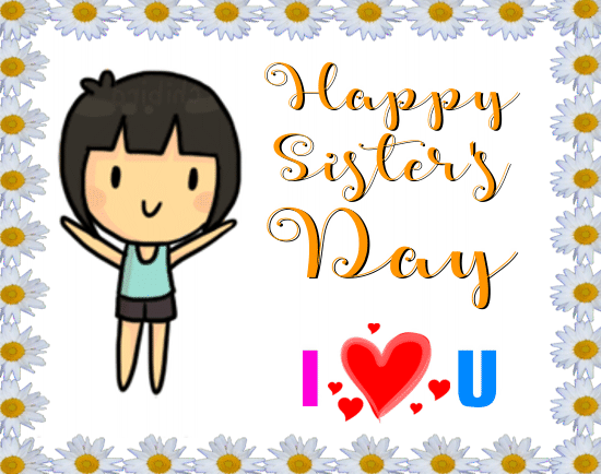 A Happy Sister’s Day Card.