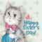 Happy Sister%92s Day Cute Kittens.